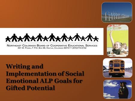 Writing and Implementation of Social Emotional ALP Goals for Gifted Potential.