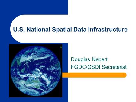 U.S. National Spatial Data Infrastructure