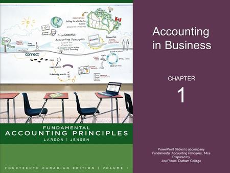 1 Accounting in Business CHAPTER PowerPoint Slides to accompany