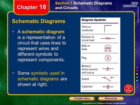 Chapter 18 Schematic Diagrams
