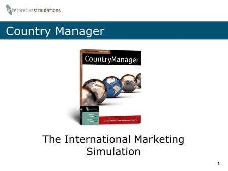 The International Marketing Simulation