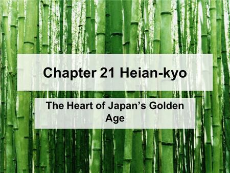 The Heart of Japan’s Golden Age
