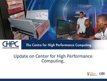 Update on Center for High Performance Computing..