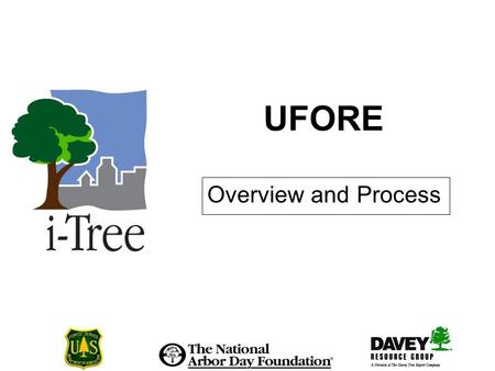 UFORE Overview and Process. What is UFORE? Science-based computer model that quantifies urban forest structure, functions, and values Collection of analysis.