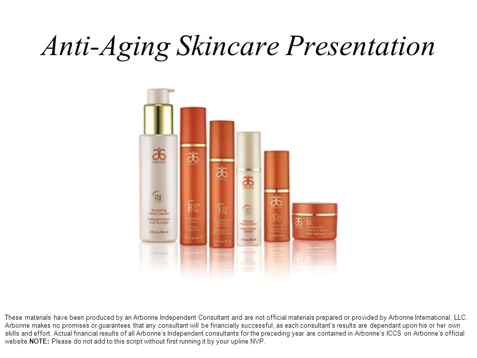anti aging kozmetika pptx
