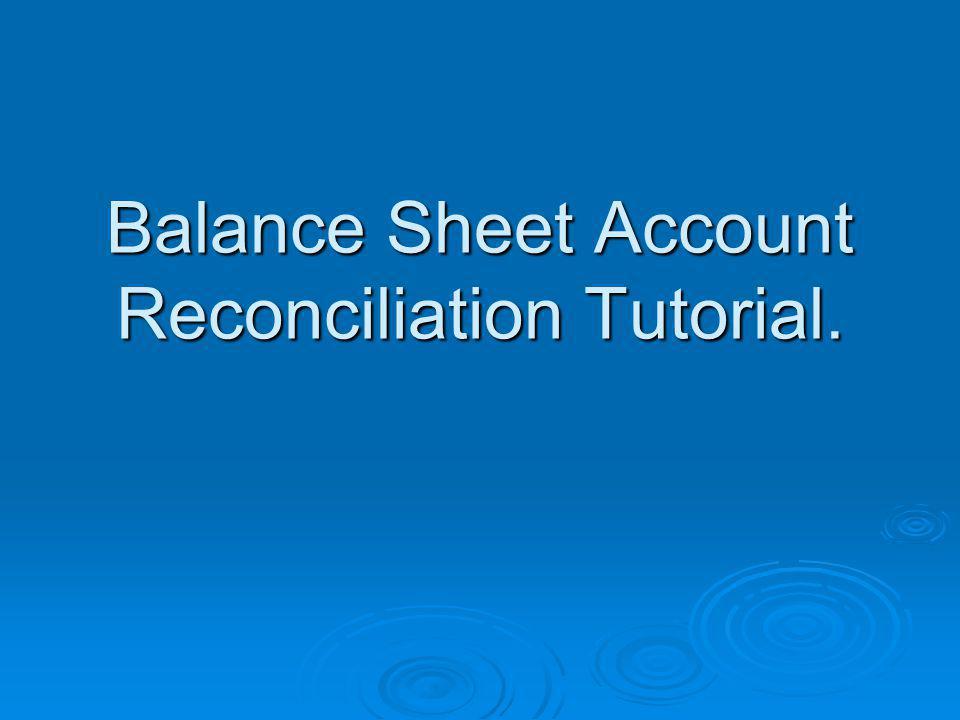 balance sheet account reconciliation tutorial ppt video online download expense statement example
