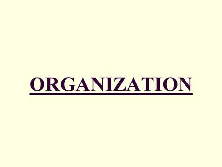 ORGANIZATION. I. Organizational Guidelines 3 GUIDELINES (1) DIFFERENT SECTIONS = DIFFERENT READERS o Organize for ALL readers o READER ANALYSIS: Readers’