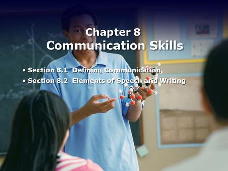 Chapter 8 Communication Skills