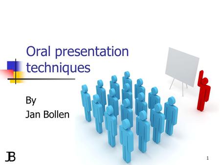 Oral presentation techniques By Jan Bollen 1. Agenda Situation Title Structure Agenda Storyline Production of slides Visual aids Practice Evaluation 2.