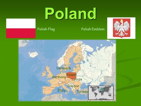 Poland Polish Flag Polish Emblem Denmark Poland Germany Greece Italy