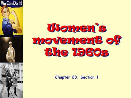 Women’s movement of the 1960s