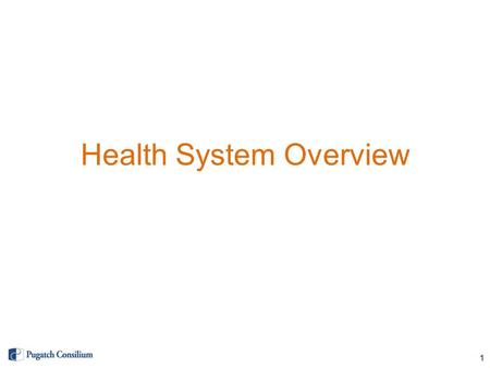 Health System Overview 1. General Health System Facts Several vertically integrated public insurers/providers for different parts of population (social.