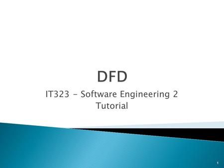 IT323 - Software Engineering 2 Tutorial 1. 0 The system 1.0 A Function 1.1 Activity of the function 1.1.1 Task 1.1.2 Task 1.1.3 Task 1.2 Another activity.