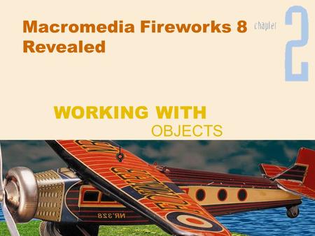 Macromedia Fireworks 8 Revealed WORKING WITH OBJECTS.