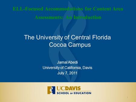 The University of Central Florida Cocoa Campus