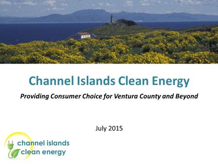 Channel Islands Clean Energy