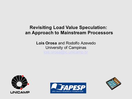 Revisiting Load Value Speculation: