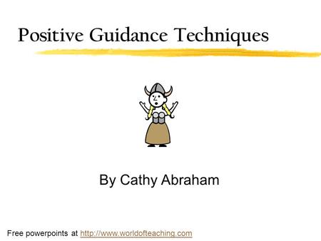 Positive Guidance Techniques