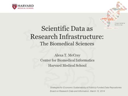 Scientific Data as Research Infrastructure: The Biomedical Sciences Strategies for Economic Sustainability of Publicly Funded Data Repositories Board on.