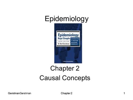 GerstmanGerstmanChapter 21GerstmanChapter 21 Epidemiology Chapter 2 Causal Concepts.