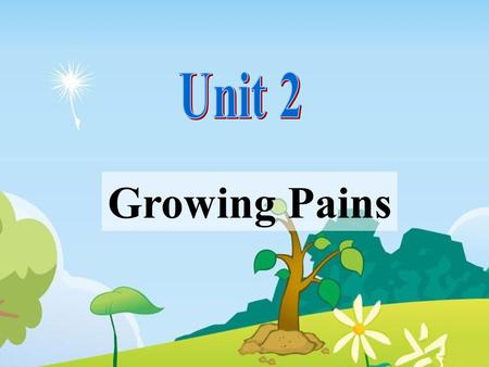 Growing Pains. Writing a report on growing pains.
