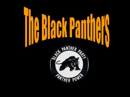 The Black Panthers. Original six Black Panthers (1966) Elbert Big Man Howard, Huey P. Newton (Defense Minister), Sherman Forte, Bobby Seale (Chairman),