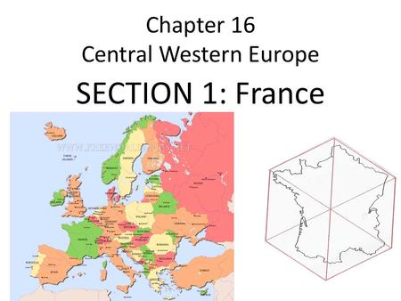Chapter 16 Central Western Europe