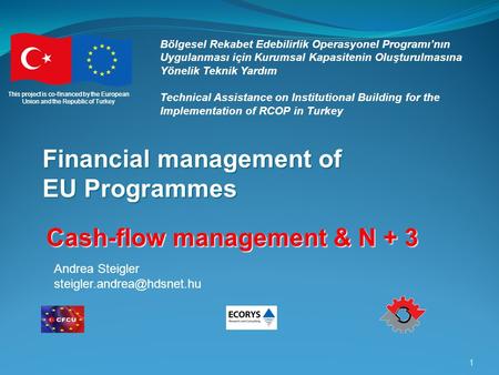 Financial management of EU Programmes