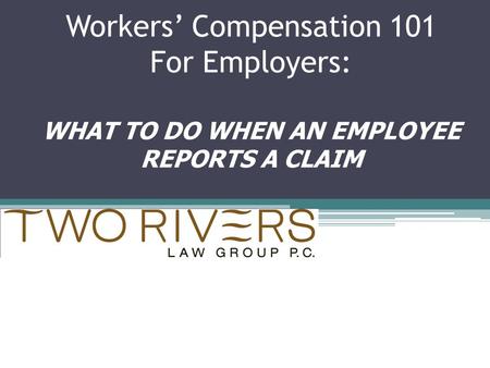 Educate Employees on Reporting Injuries