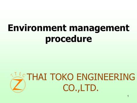 THAI TOKO ENGINEERING CO.,LTD.