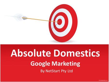 Succeeding on Google By NetStart Pty Ltd Absolute Domestics Google Marketing.