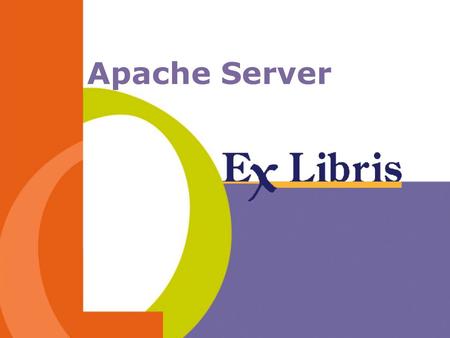 Apache Server. -2--2- The Apache Server Apache is a WWW server that implements the HTTP protocol. Apache runs as a daemon. This means that it is a resident.