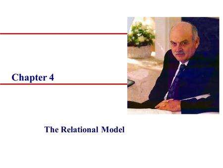 Chapter 4 The Relational Model.