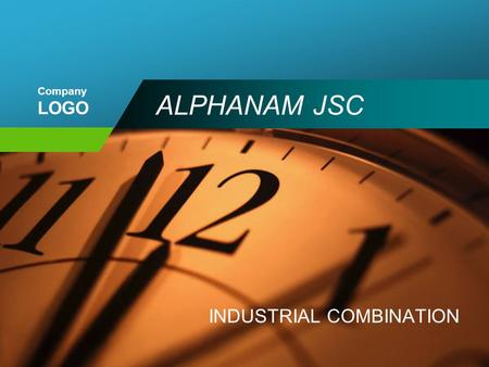 Company LOGO ALPHANAM JSC INDUSTRIAL COMBINATION.