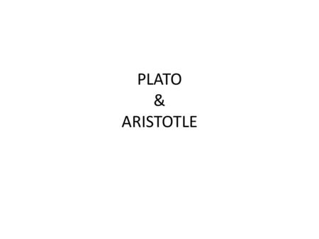 PLATO & ARISTOTLE. Athens introduced democracy a political system where all citizens participated in governmental activities all citizens were equal before.