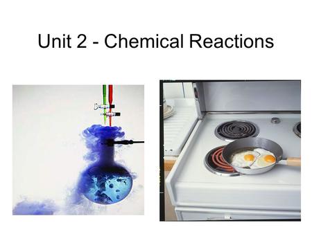 Unit 2 - Chemical Reactions. Double displacement occurs between ions in aqueous solution. A reaction will occur when a pair of ions come together to produce.