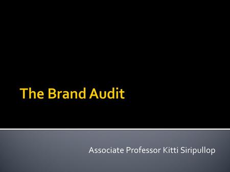 Associate Professor Kitti Siripullop. Does this company have a deep understanding of its consumers’ values, attitudes, needs, desires, hopes, aspirations,