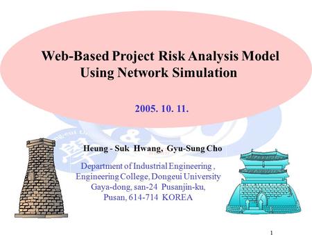 Using Network Simulation Heung - Suk Hwang, Gyu-Sung Cho