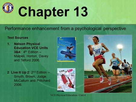 VCE Physical Education - Unit 4