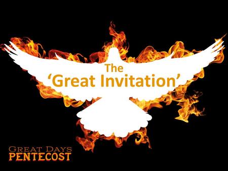 ‘Great Invitation’ The. 37 When the people heard this, they were cut to the heart and said to Peter and the other apostles, “Brothers, what shall we do?”