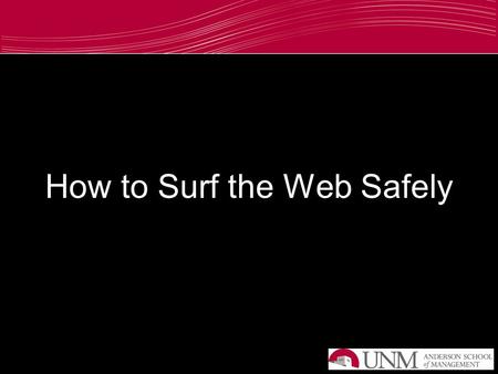 How to Surf the Web Safely. What is this a picture of?
