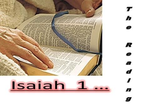 3. Isaiah is one of the major prophets of the Old Testament that teaches us concerning salvation, concerning Christ, and also concerning the church.