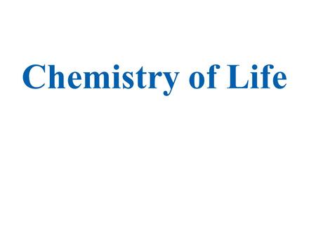 Chemistry of Life. Introduction: Who Tends This Garden?  Chemicals are the stuff that make up our bodies and those of other organisms –They make up the.