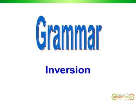Grammar Inversion.