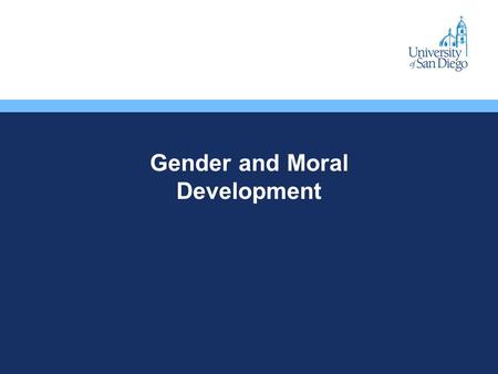 Gender and Moral Development. Narrow Morality Why do some people recognize a higher moral law, while others are simply content to obey rules without question?