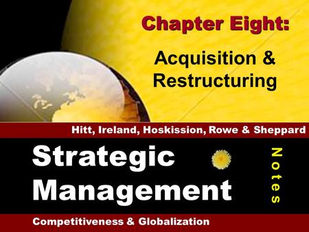 4-1 1 16 M&A & Types of Acquisitions Reasons for Acquisitions Market & Scope Issues Development Concerns Problems with Acquisitions Administrative Difficulties.