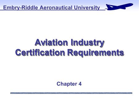 Aviation Industry Certification Requirements
