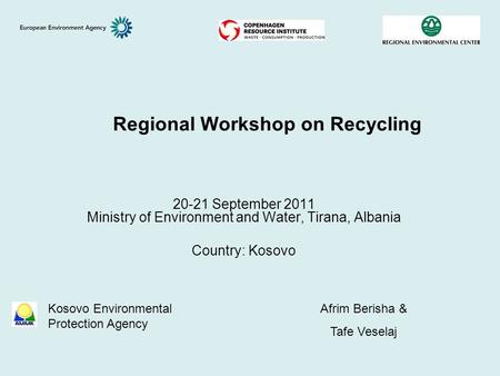 Regional Workshop on Recycling