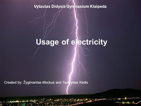 Vytautas Didysis Gymnasium Klaipeda