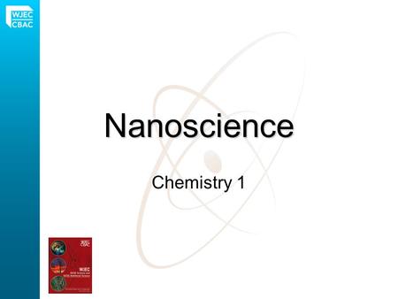 Nanoscience Chemistry 1. What is a nanoparticle? One million nanoparticles placed side by side would span 1mm.